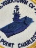 アメリカ海軍の航空母艦ヨークタウンの70年代〜ビンテージ刺繡ワッペン