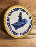 アメリカ海軍の航空母艦ヨークタウンの70年代〜ビンテージ刺繡ワッペン