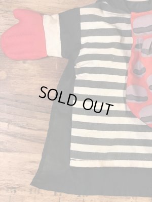 マクドナルドのハンバーグラーの90年代ビンテージパペットドール