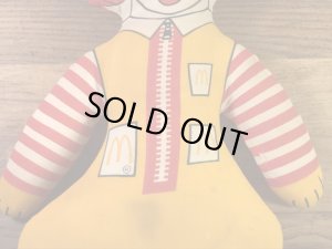 マクドナルドのドナルドの70’sヴィンテージクロスドール
