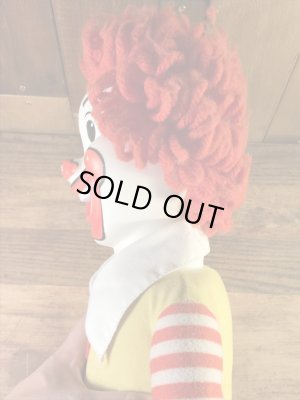 マクドナルドのドナルドの70’sヴィンテージプラッシュドール