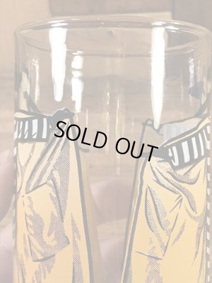 マクドナルドのハンバーグラーの70年代ビンテージガラスコップ