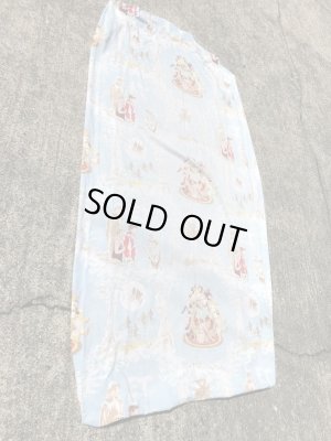 イーティーの柄の80’sヴィンテージボックスシーツ