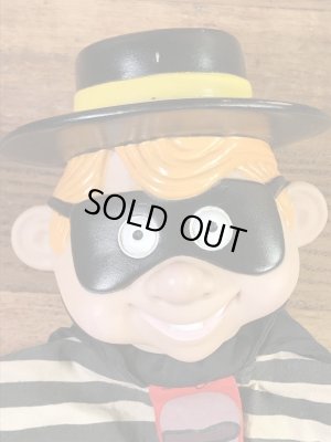 マクドナルドのハンバーグラーの90’sヴィンテージハンドパペット