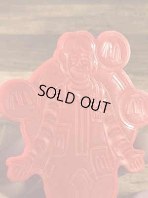 マクドナルドのロナルドの80年代ビンテージクッキーカッター