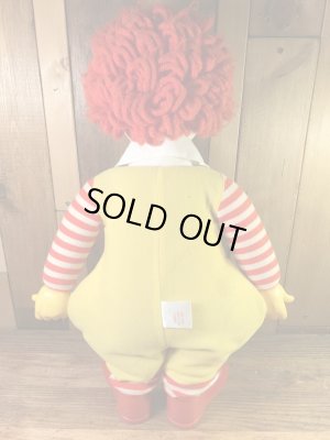 マクドナルドのドナルドの70’sヴィンテージプラッシュドール