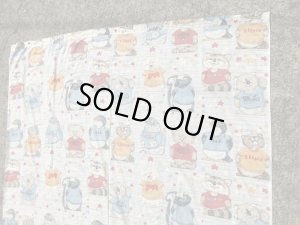 Hallmark社製のシャツテイルズの80’sヴィンテージツインフラットシーツ