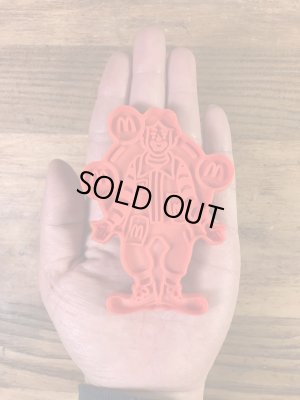 マクドナルドのロナルドの80’sヴィンテージクッキーカッター