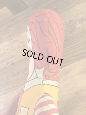 マクドナルドのドナルドの70’sヴィンテージクロスドール