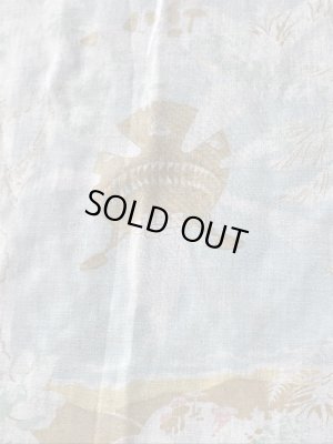 イーティーの柄の80’sヴィンテージボックスシーツ