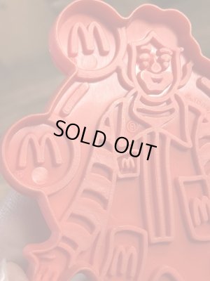 マクドナルドのロナルドの80’sヴィンテージクッキーカッター