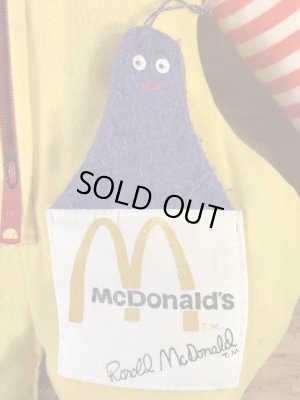 マクドナルドのドナルドの70’sヴィンテージプラッシュドール