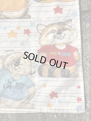 Hallmark社製のシャツテイルズの80年代ビンテージフラットシーツ