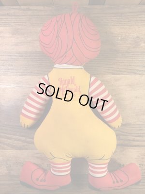 マクドナルドのドナルドの70’sヴィンテージクロスドール