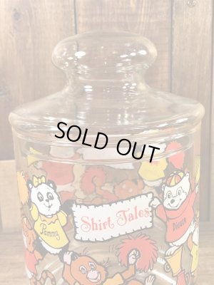 Hallmark社製のシャツテイルズの80年代ビンテージガラスキャニスター