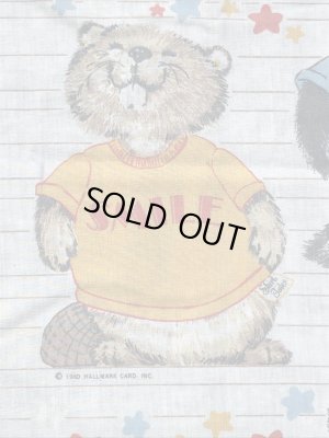 Hallmark社製のシャツテイルズの80年代ビンテージボックスシーツ