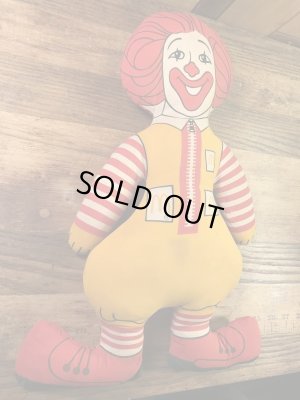 マクドナルドのロナルドの70年代ビンテージピロードール