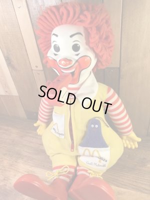マクドナルドのドナルドの70’sヴィンテージプラッシュドール