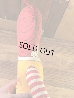 マクドナルドのロナルドの70年代ビンテージピロードール