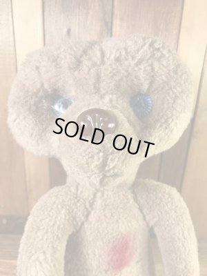 目がクリアなE.T.の80年代ビンテージ縫いぐるみ