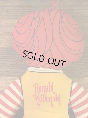 マクドナルドのドナルドの70’sヴィンテージクロスドール