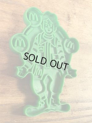 マクドナルドのロナルドの80年代ビンテージクッキーカッター