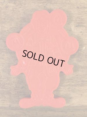 マクドナルドのロナルドの80’sヴィンテージクッキーカッター