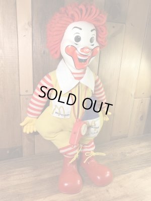 マクドナルドのロナルドの70年代ビンテージ笛吹ドール