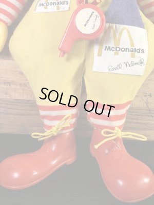 マクドナルドのロナルドの70年代ビンテージ笛吹ドール