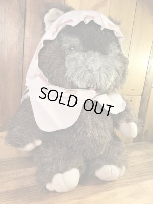 スターウォーズのイウォークの80年代ビンテージぬいぐるみ