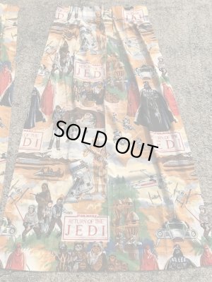 スターウォーズのエピソード6ジェダイの帰還の80年代ビンテージカーテン