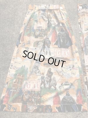 スターウォーズのリターンオブジェダイの80’sヴィンテージカーテンセット