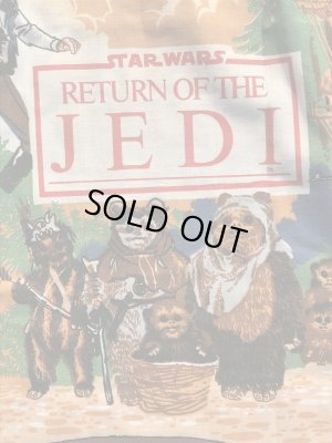 スターウォーズのエピソード6ジェダイの帰還の80年代ビンテージカーテン