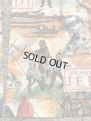 スターウォーズのエピソード6ジェダイの帰還の80年代ビンテージカーテン