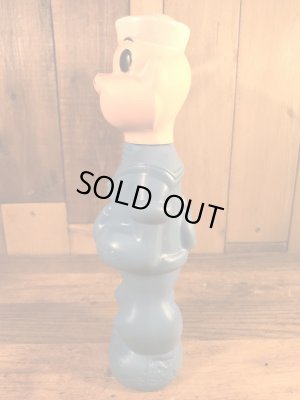 青色のポパイの60’sヴィンテージソーキーボトル