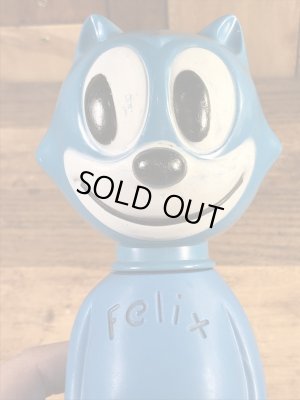 フィリックスの青色の60年代ビンテージシャンプーボトル