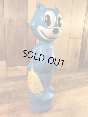 フィリックスの青色の60年代ビンテージシャンプーボトル