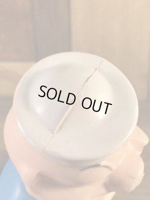 ポパイの青色の60年代ビンテージシャンプーボトル