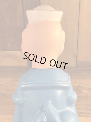 ポパイの青色の60年代ビンテージシャンプーボトル