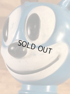 フィリックスの青色の60年代ビンテージシャンプーボトル