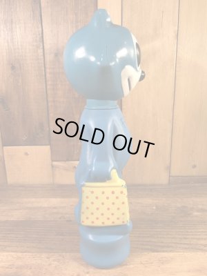 フィリックスの青色の60年代ビンテージシャンプーボトル