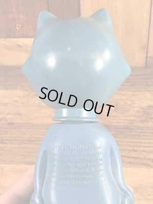 フィリックスの青色の60年代ビンテージシャンプーボトル