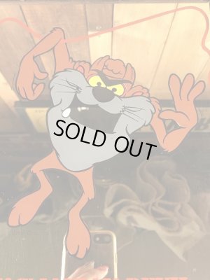 ルーニーテューンズのタスマニアンデビルの80年代ビンテージパブミラー