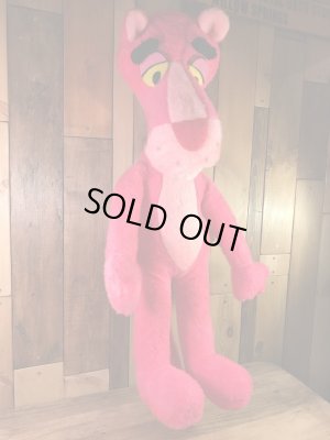 ピンクパンサーの大き目サイズの80年代ビンテージぬいぐるみ