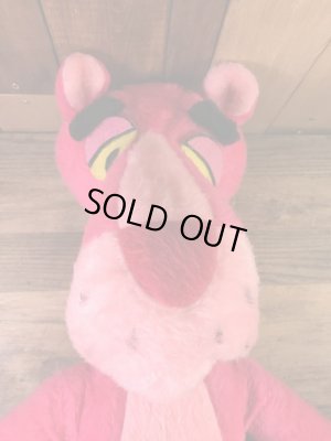 ピンクパンサーの大き目サイズの80年代ビンテージぬいぐるみ