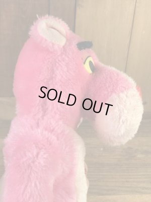 ピンクパンサーのスモールサイズの80年代ビンテージ縫いぐるみ