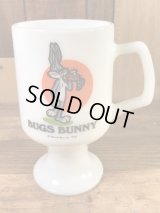 Federal Warner Bros Looney Tunes “Bugs Bunny” Footed Mug　バッグスバニー　ビンテージ　フッテッドマグ　ルーニーテューンズ　70年代