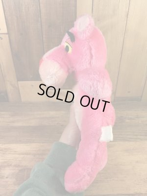 ピンクパンサーのスモールサイズの80年代ビンテージ縫いぐるみ