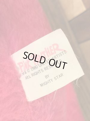 ピンクパンサーの大き目サイズの80年代ビンテージぬいぐるみ