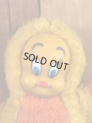 ルーニーテューンズのトゥイーティーの70年代ビンテージ縫いぐるみ